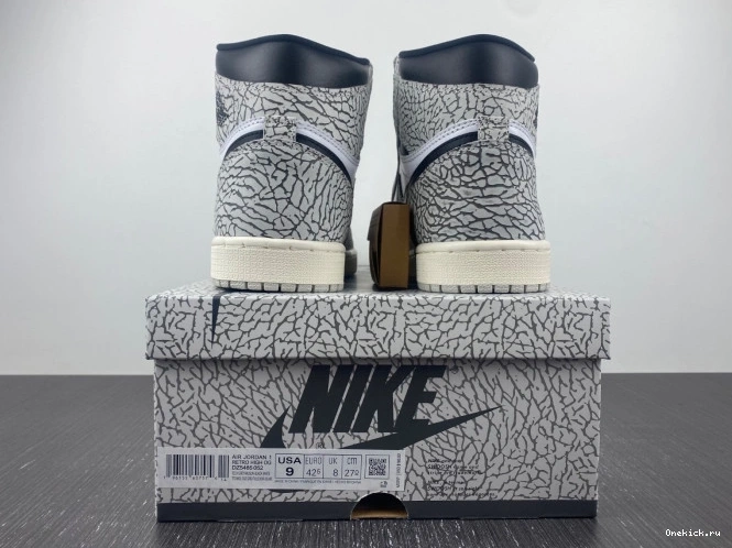 One Kick Jordan 1 Cement High OG White Air DZ5485-052 0717
